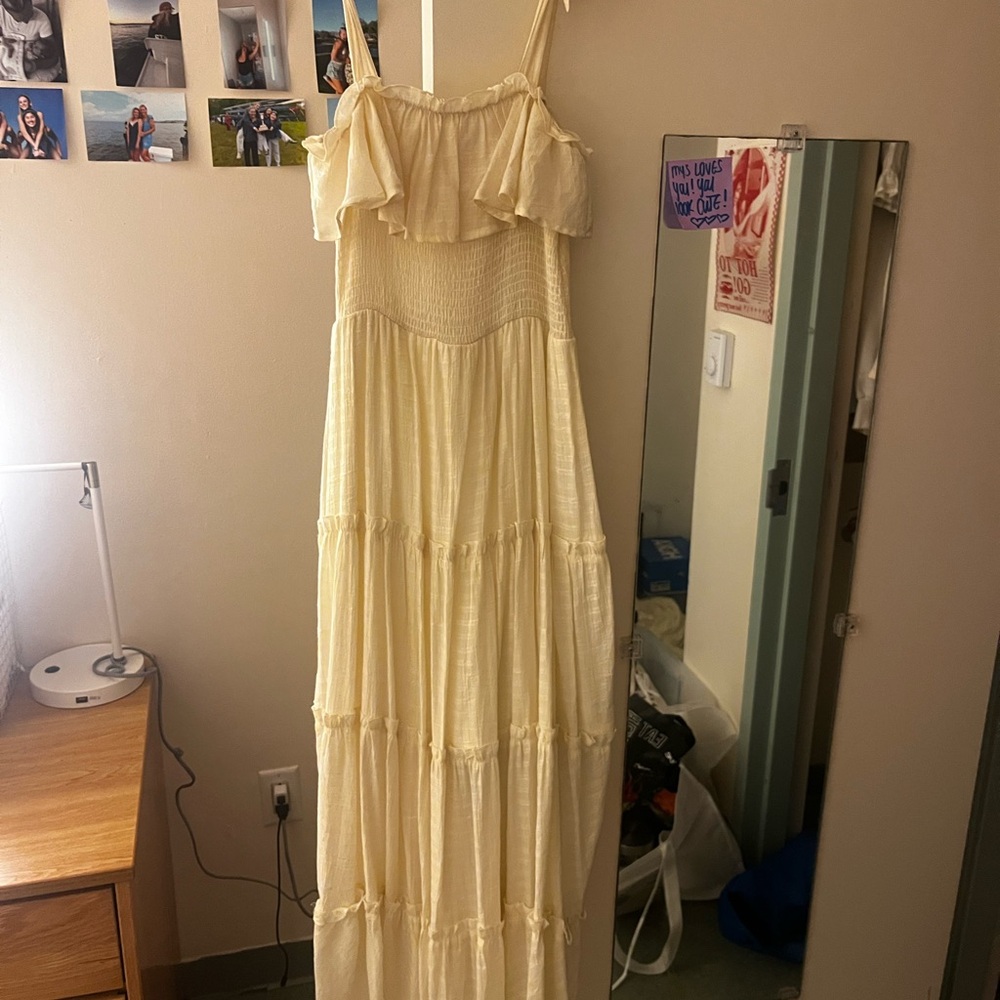 Cream Maxi Dress